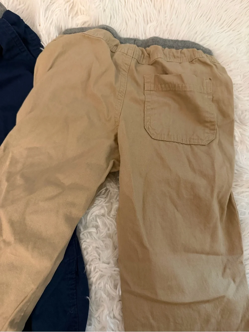 5T Cotton Pants Bundle Simple Joys Carter's Denim Khaki Navy 3 Pc